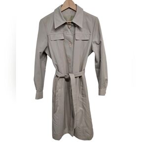 Vintage Forecaster Of Boston Classic Tan Trench Coat Small